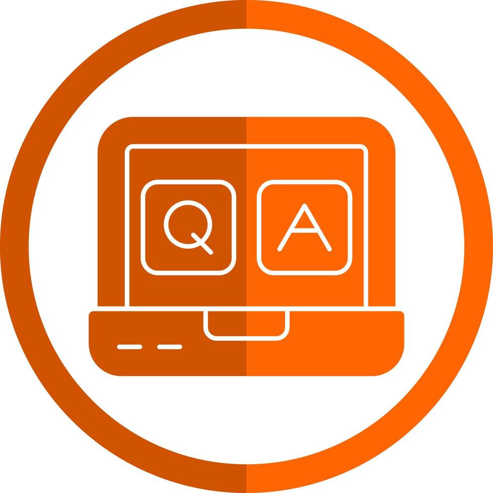 QA Vector Icon Design