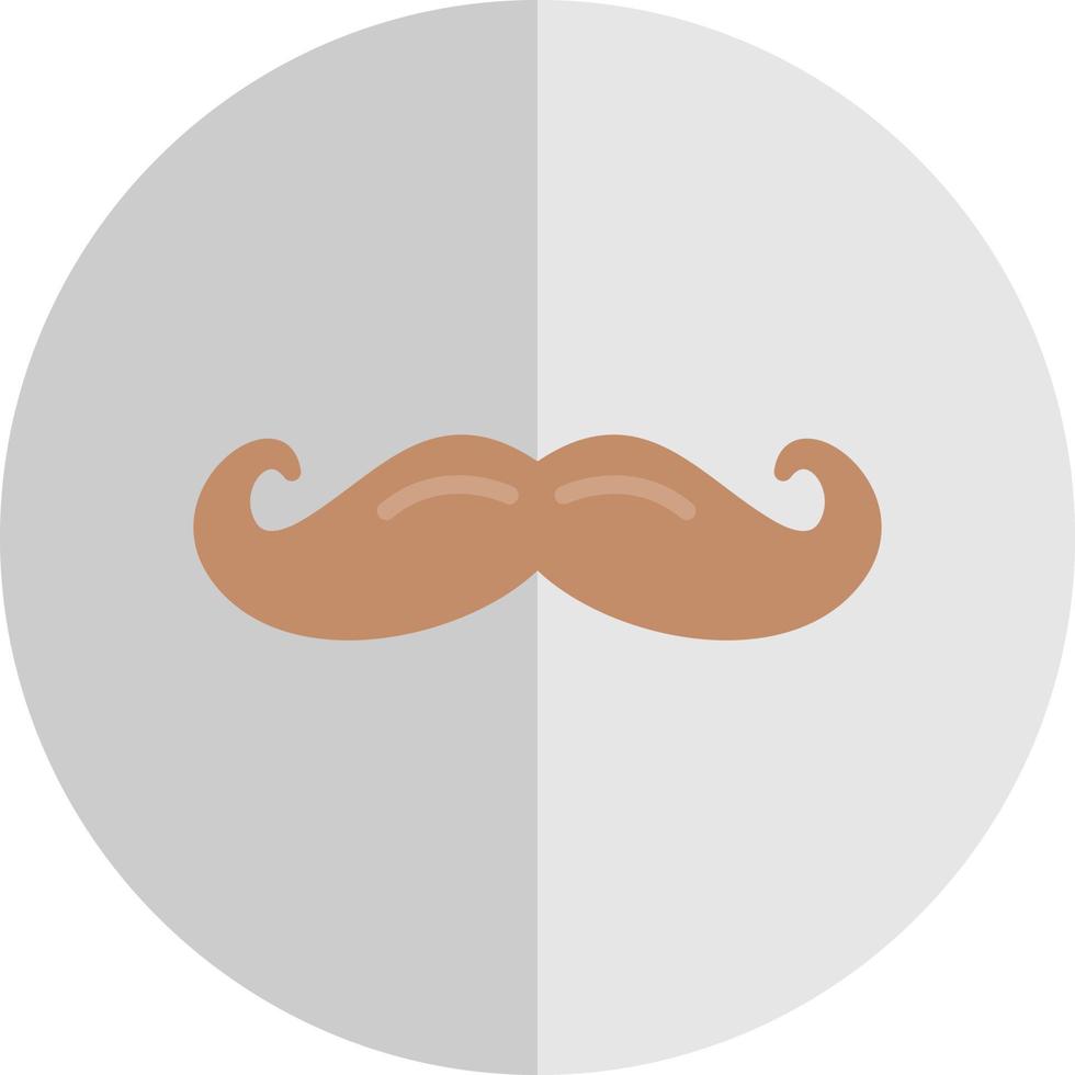 diseño de icono de vector de bigote