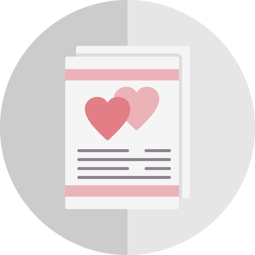 Greeting Card Vector Icon Design