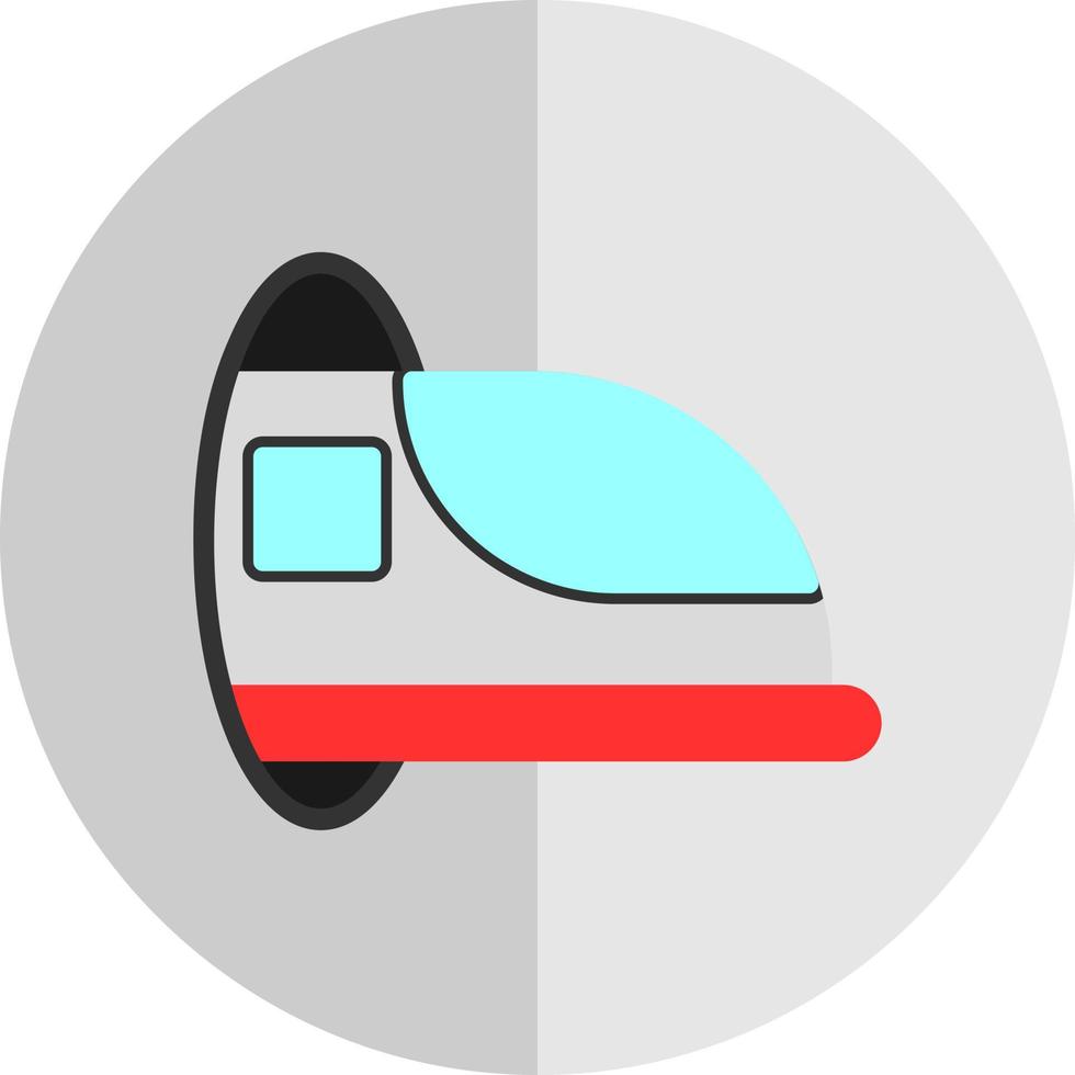 diseño de icono de vector de hiperloop