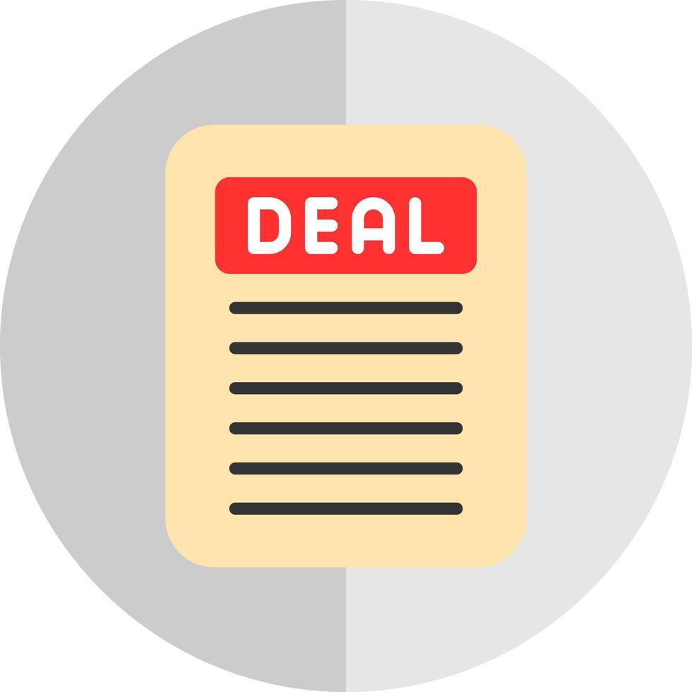 Deal Vector Icon Design