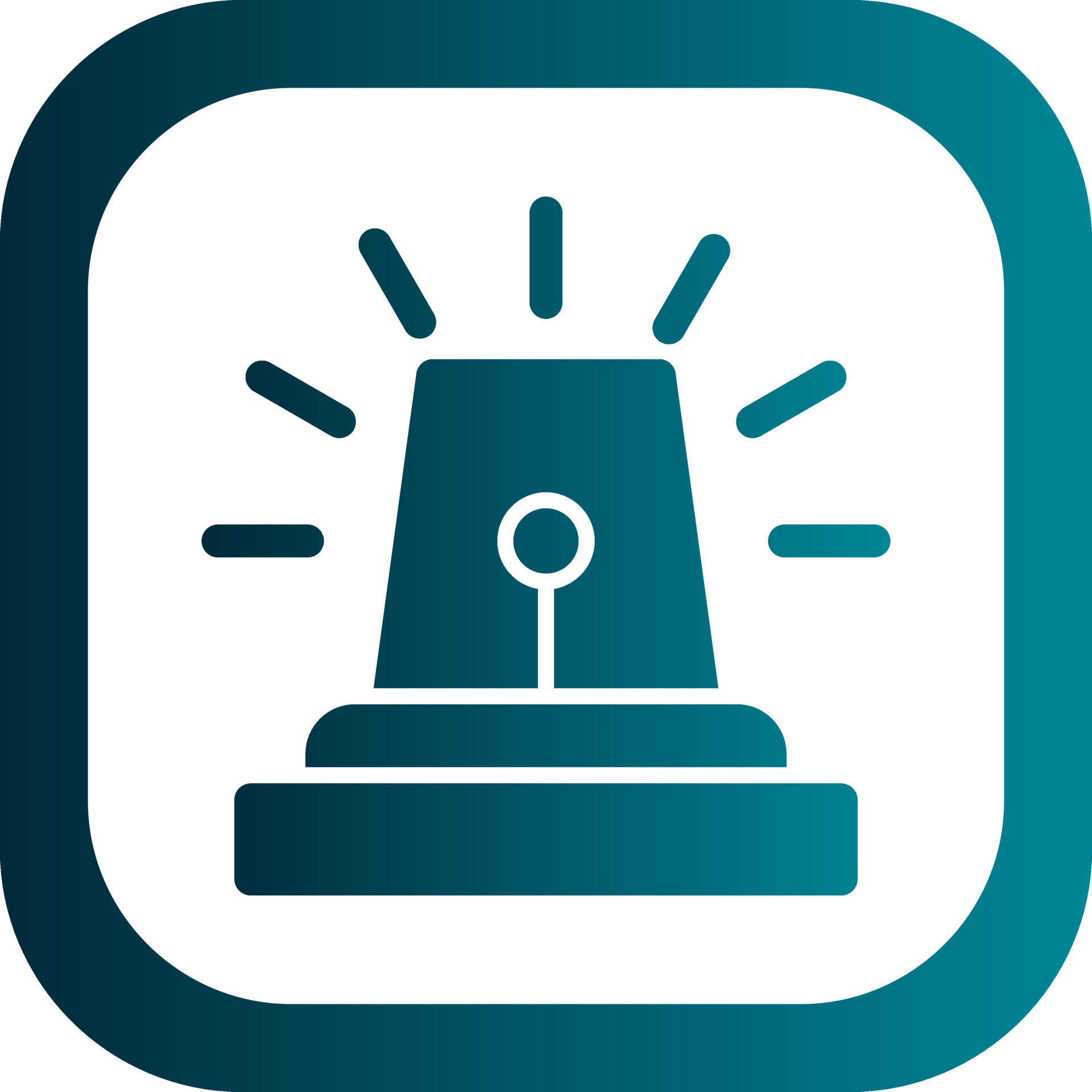 Security Alarm Vector Icon Design 20069488 Vector Art at Vecteezy