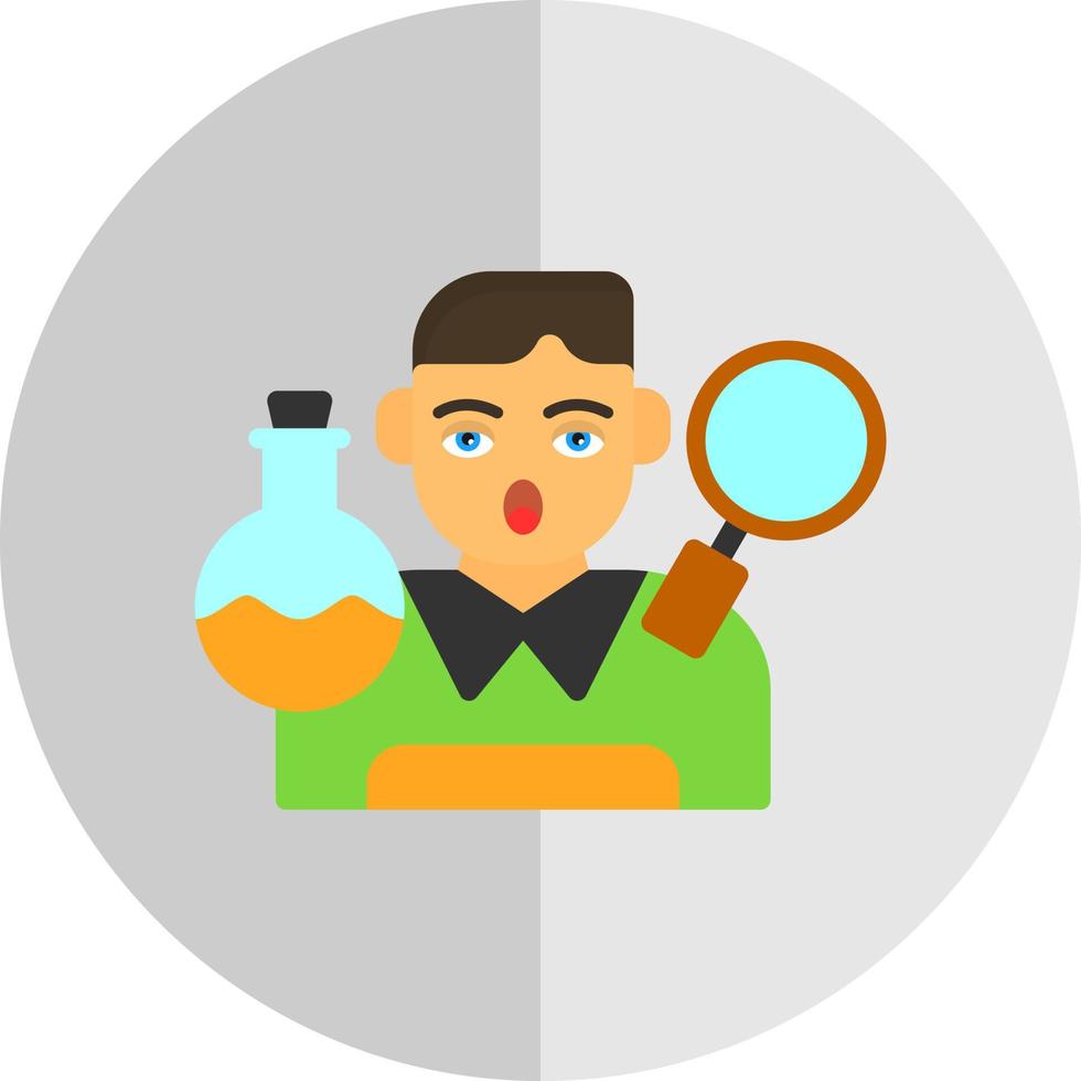 diseño de icono de vector de investigador