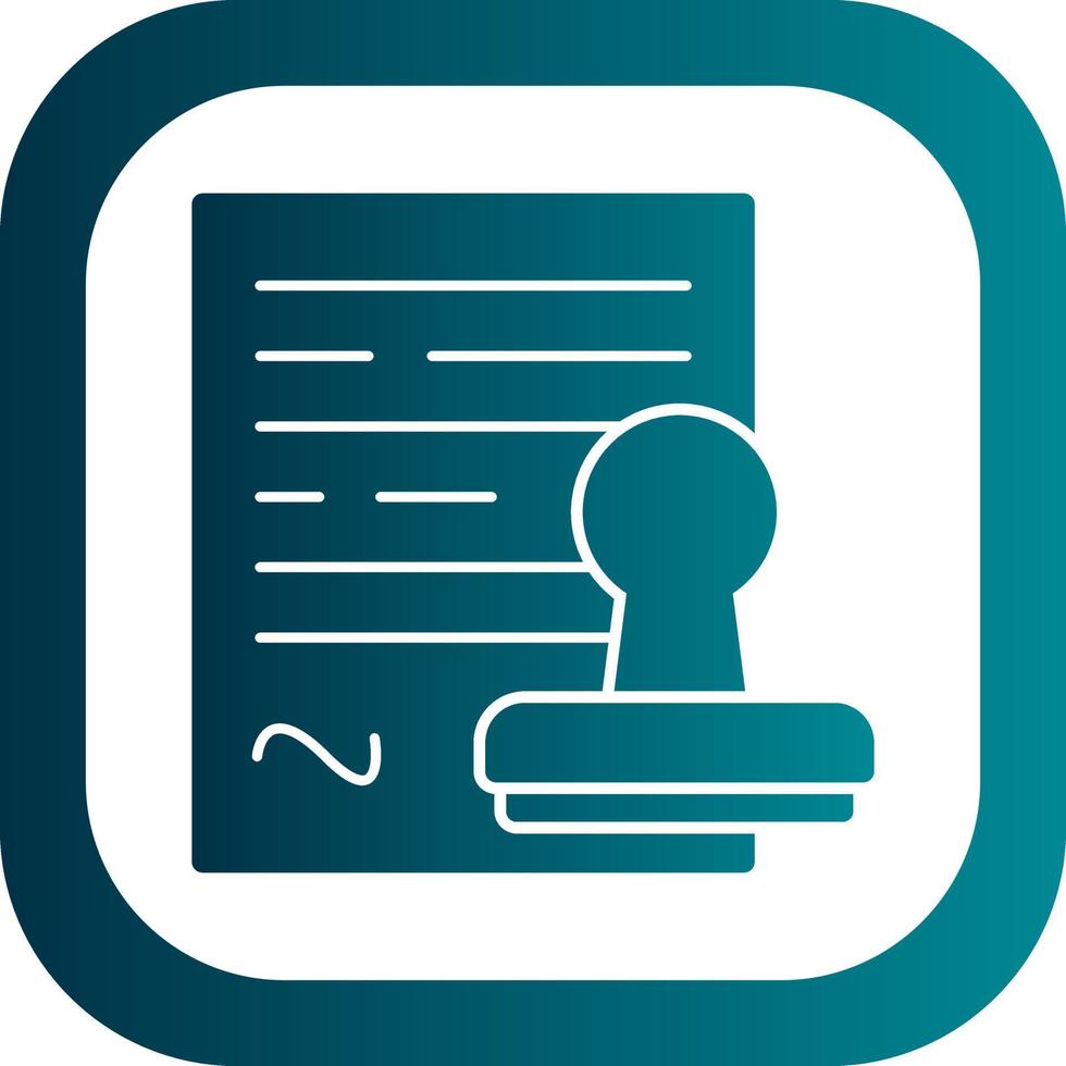 Stamp Vector Icon Design
