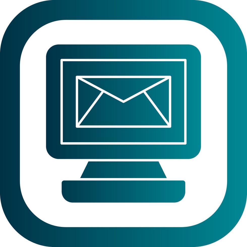 Electronic Mail Vector Icon Design
