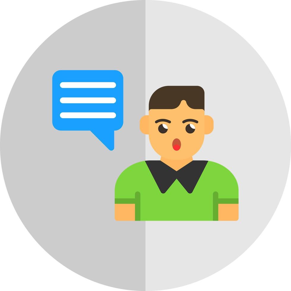 Conversation Vector Icon Design
