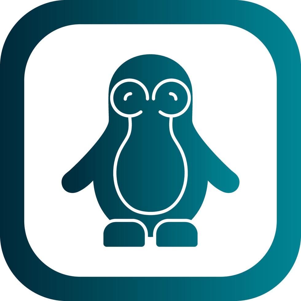 pingüino vector icono diseño