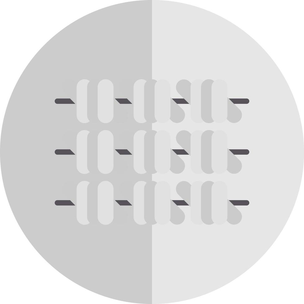Barbed Wire Vector Icon Design