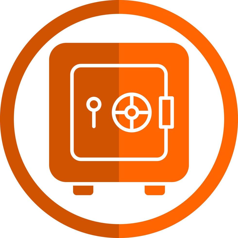 Safe Deposite Vector Icon Design