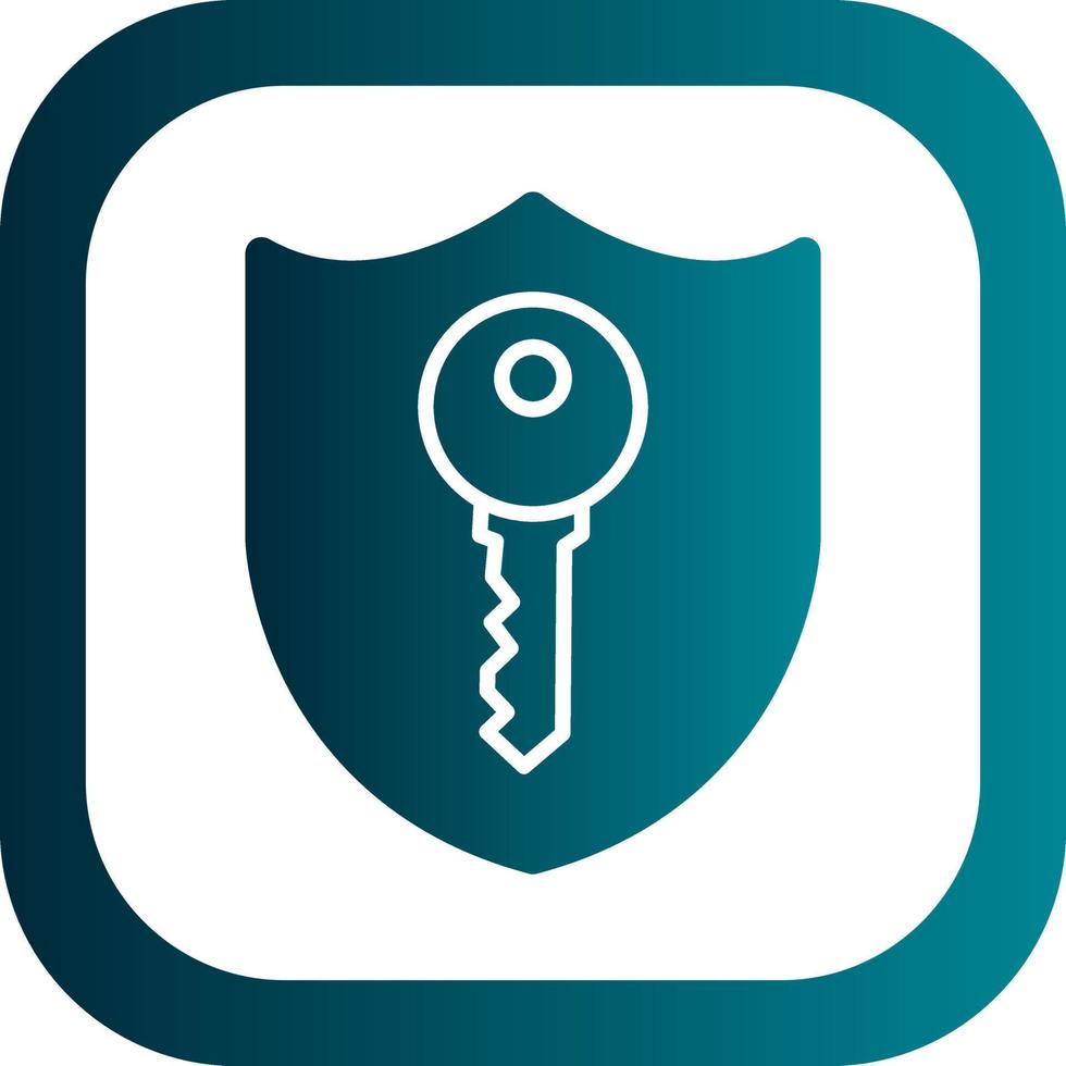 Private Key Vector Icon Design