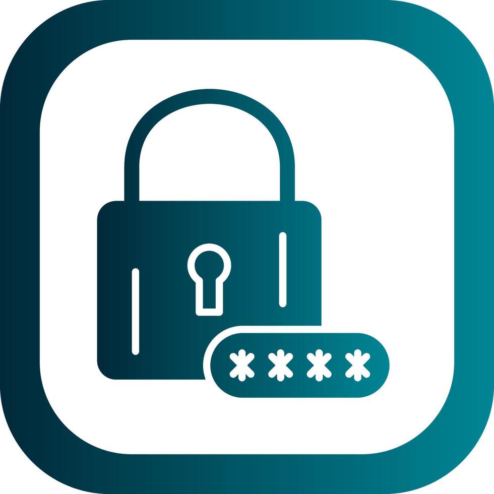 Password Vector Icon Design