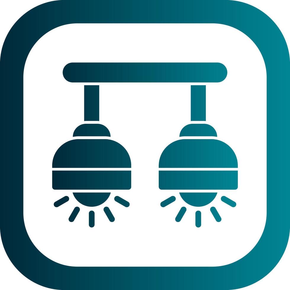 Ceiling Lamp Vector Icon Design