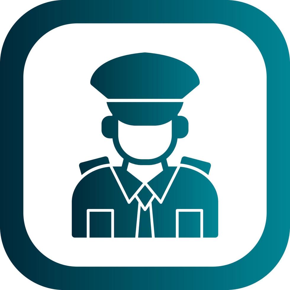 Policeman Vector Icon Design