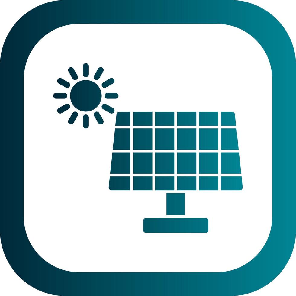 Solar Panel Vector Icon Design