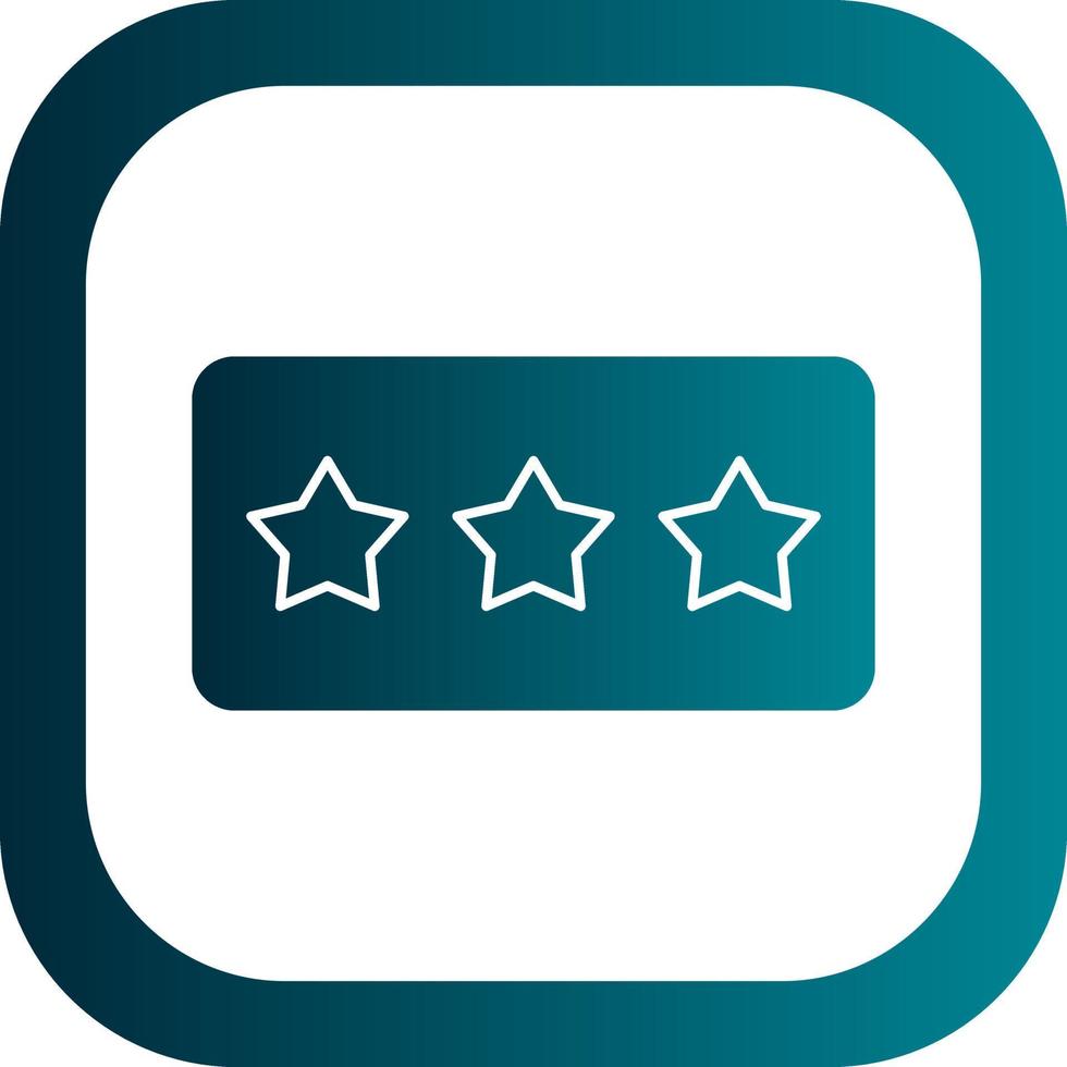 Star Rating Vector Icon Design