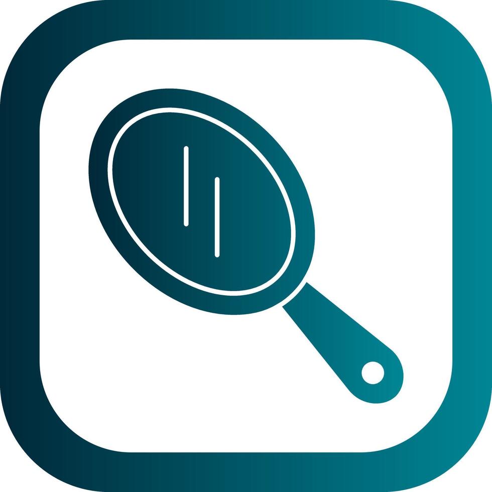 Hand Mirror Vector Icon Design