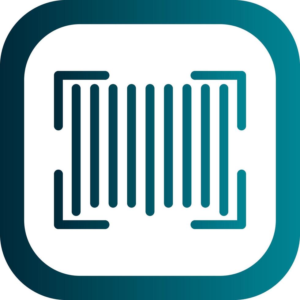 Bar Code Vector Icon Design