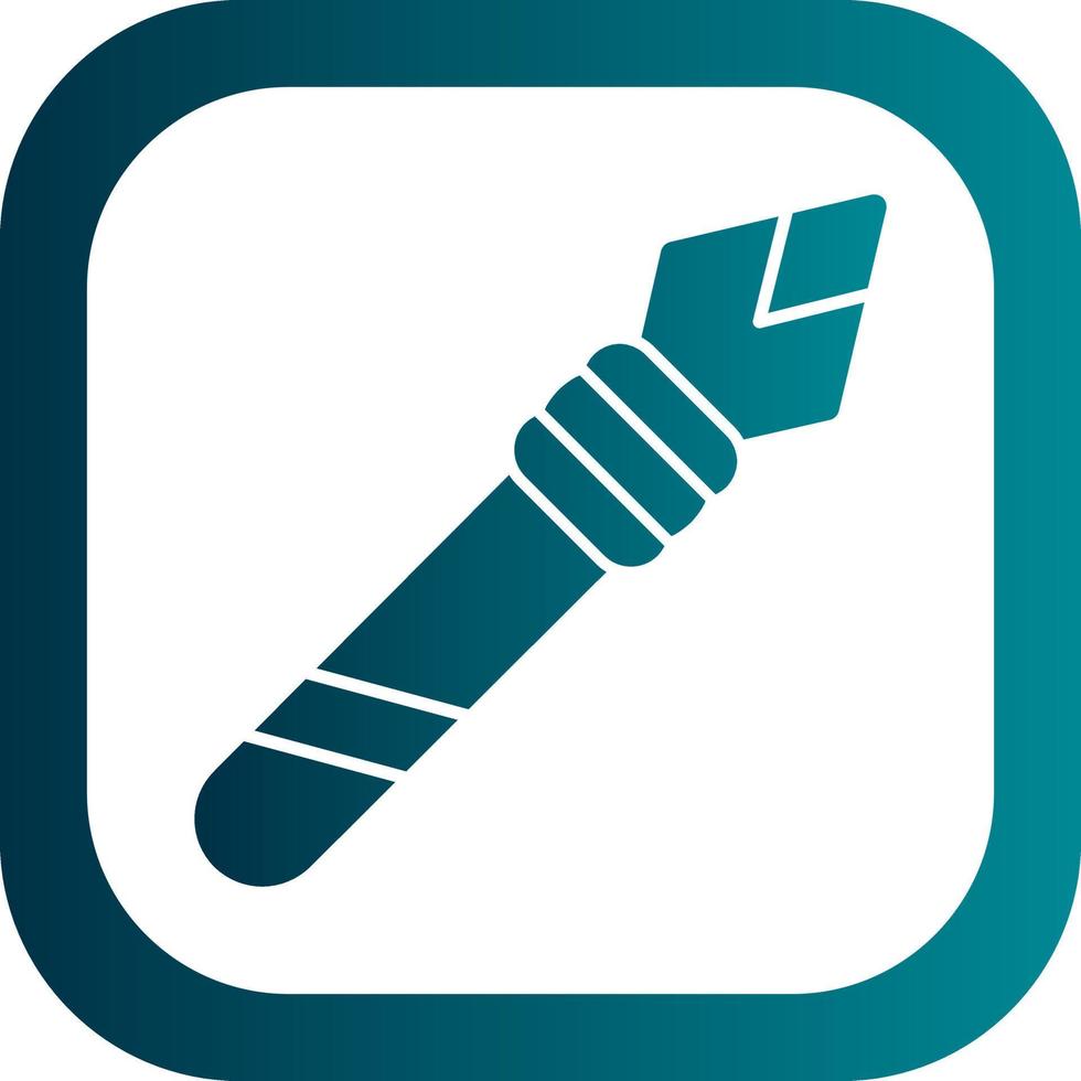 Spear Vector Icon Design