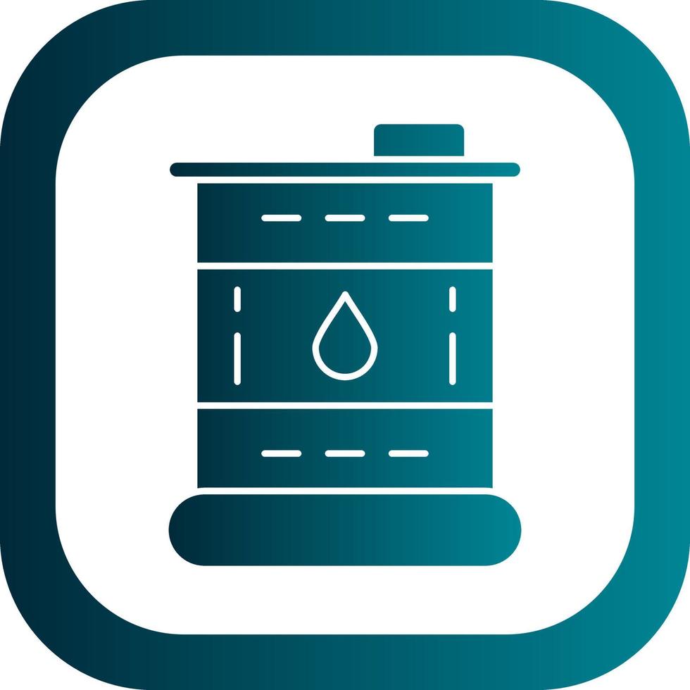 Oil Barrel Vector Icon Design