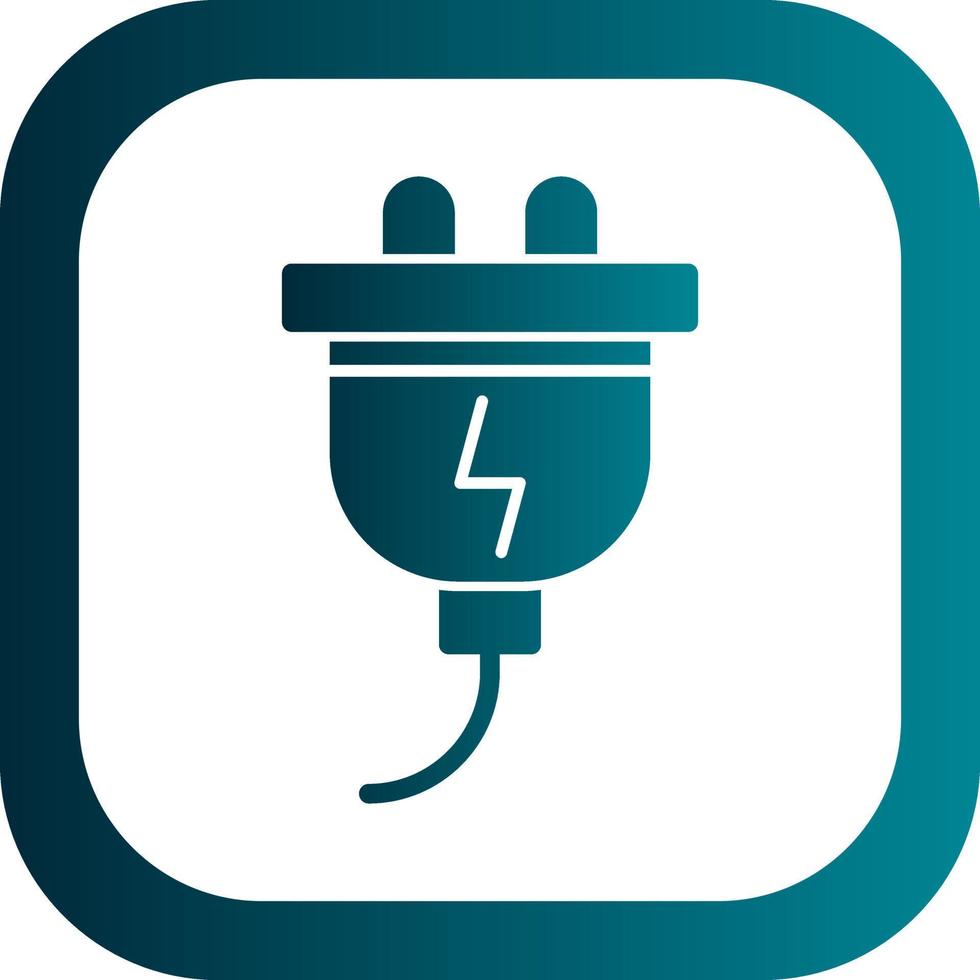 Electric Plug Vector Icon Design