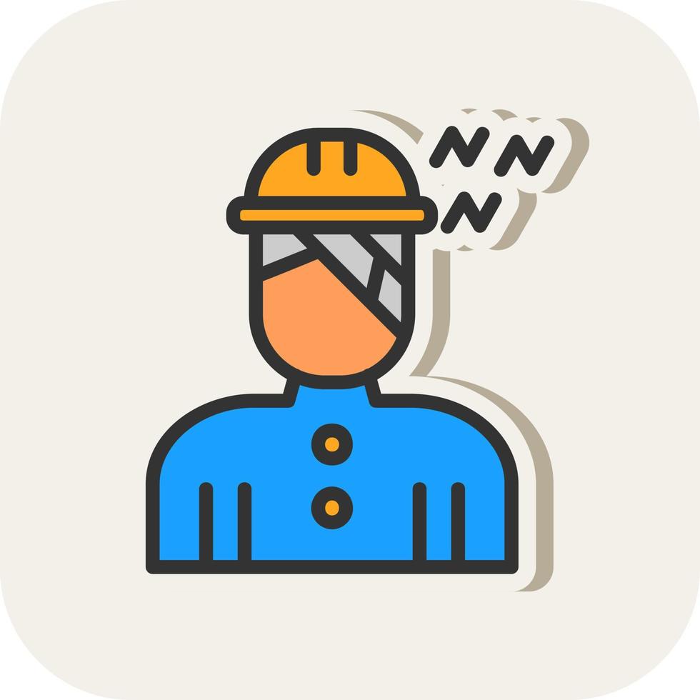 Injury Vector Icon Design