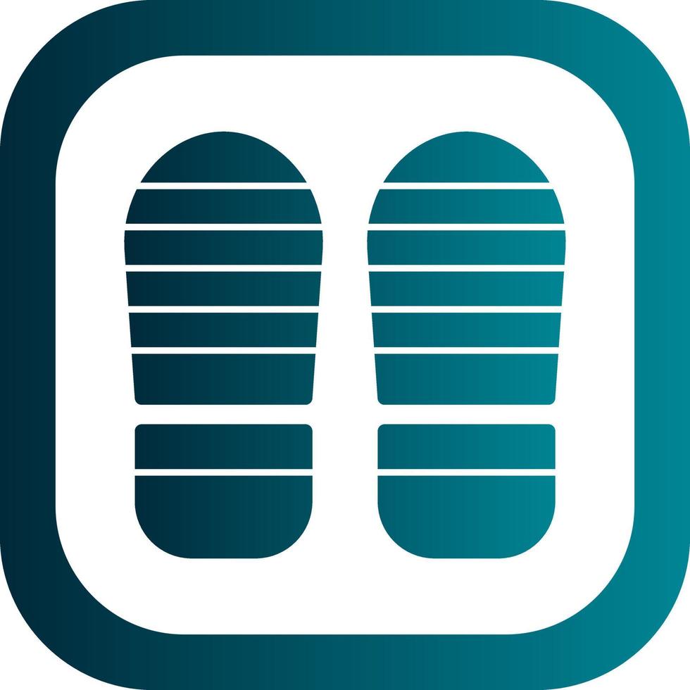 Footsteps Vector Icon Design