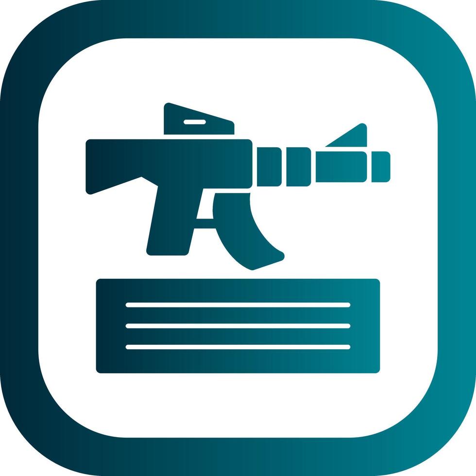 Knocked Out Vector Icon Design
