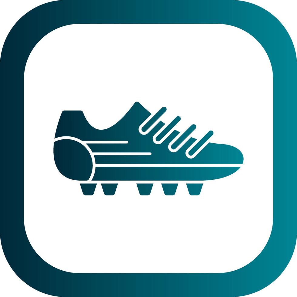 Football Shoes Vector Icon Design