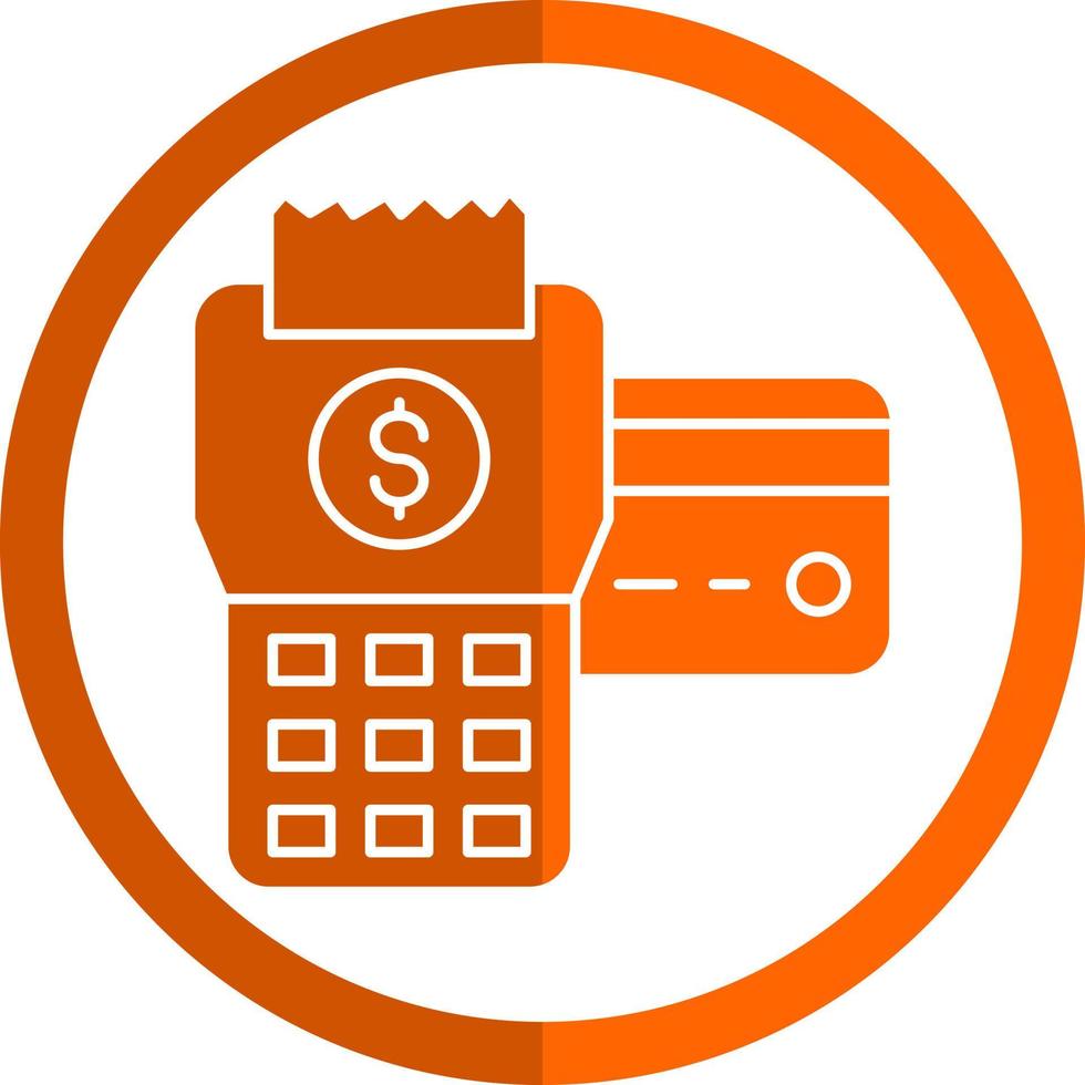Pos Terminal Vector Icon Design