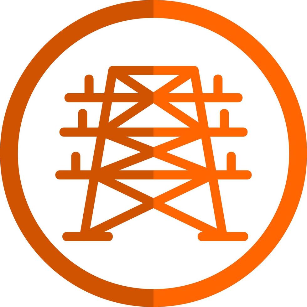 Electric Tower Vector Icon Design