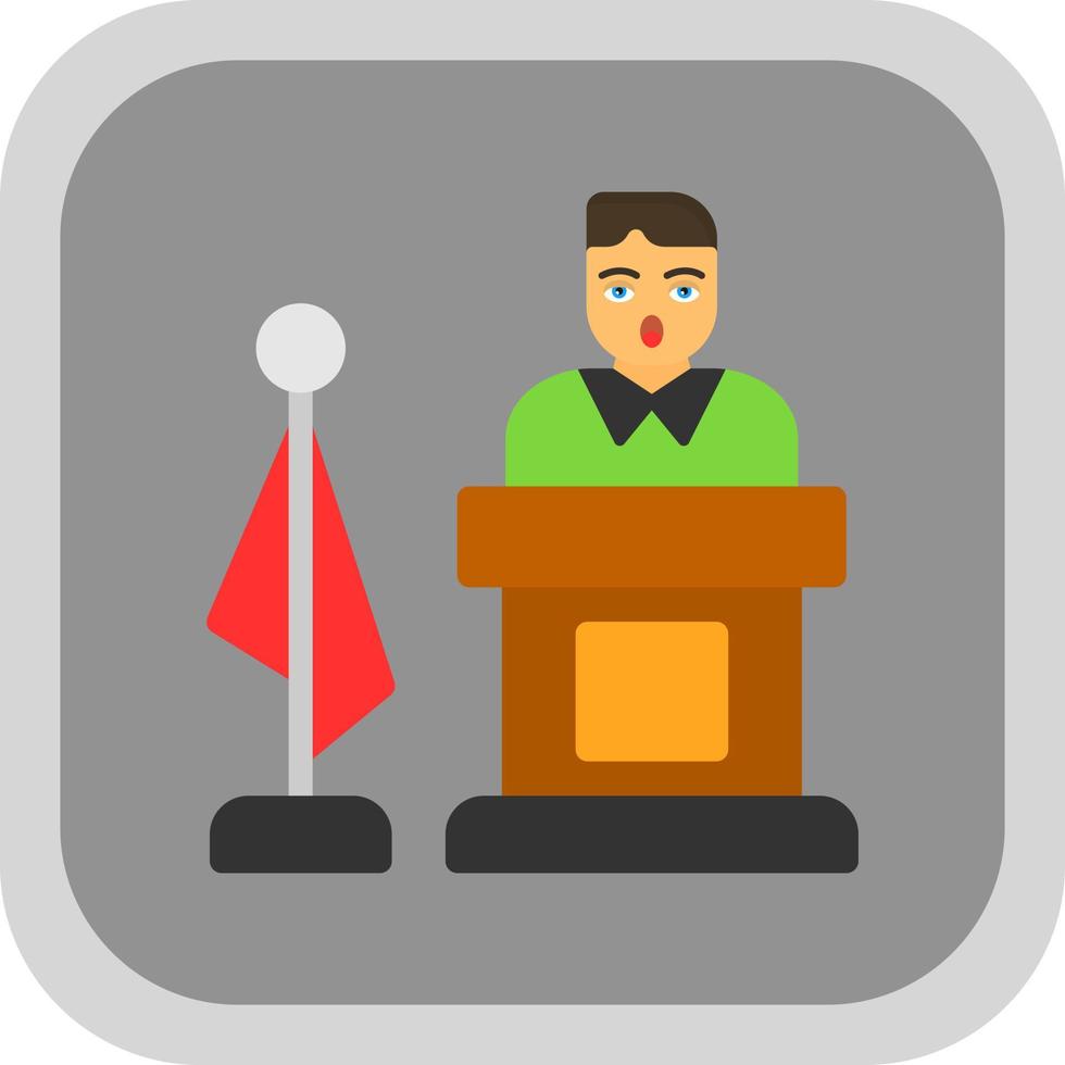 Mayor Vector Icon Design