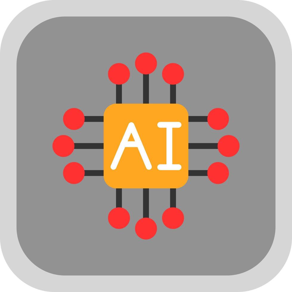 Artifical Intelligence Vector Icon Design