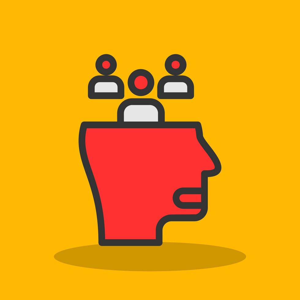 Social Anxiety Vector Icon Design