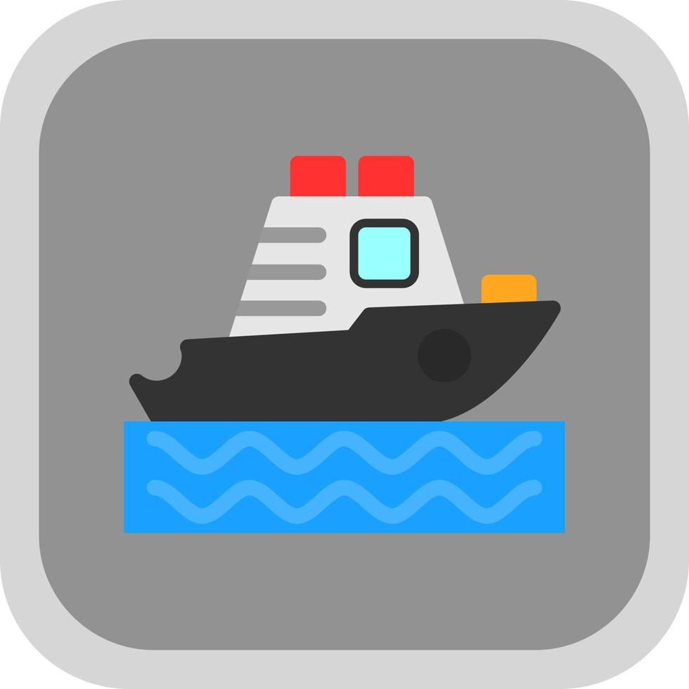 Yatch Vector Icon Design