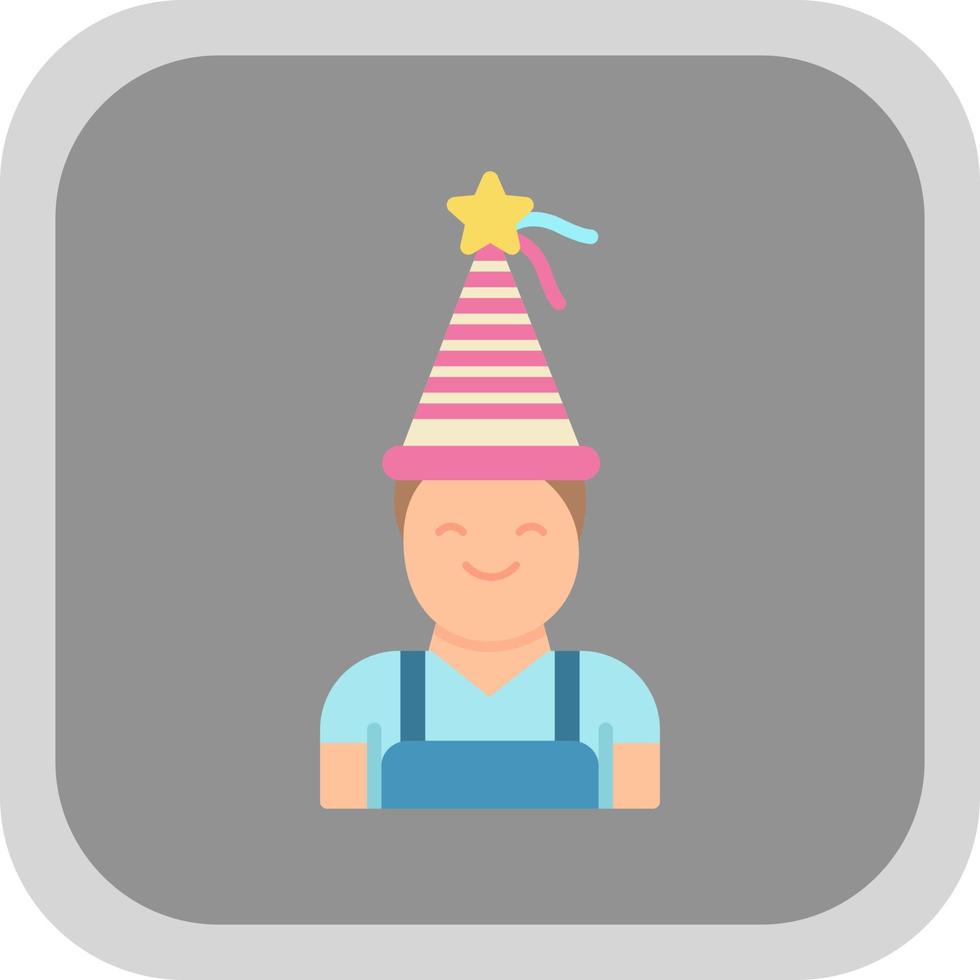 Birthday Boy Vector Icon Design
