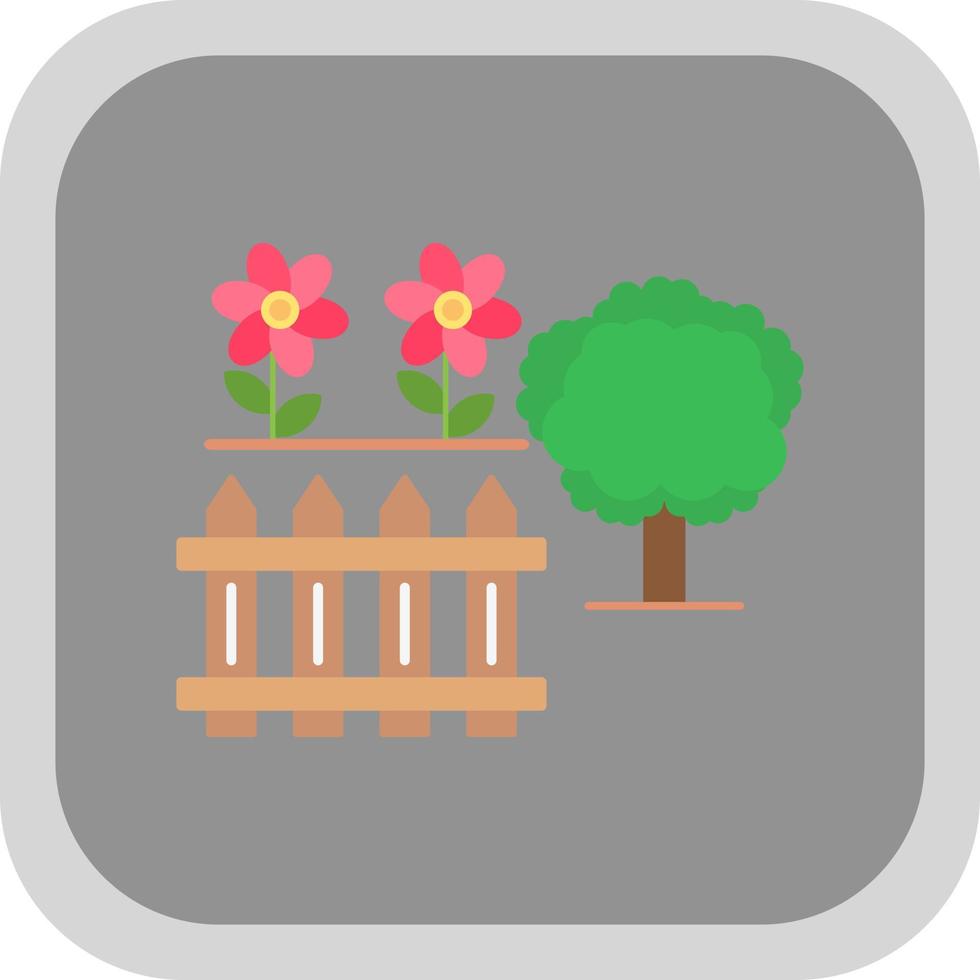 Back Garden Vector Icon Design