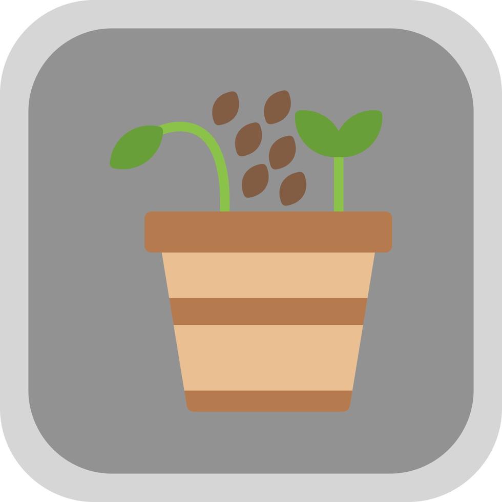 Seeding Vector Icon Design