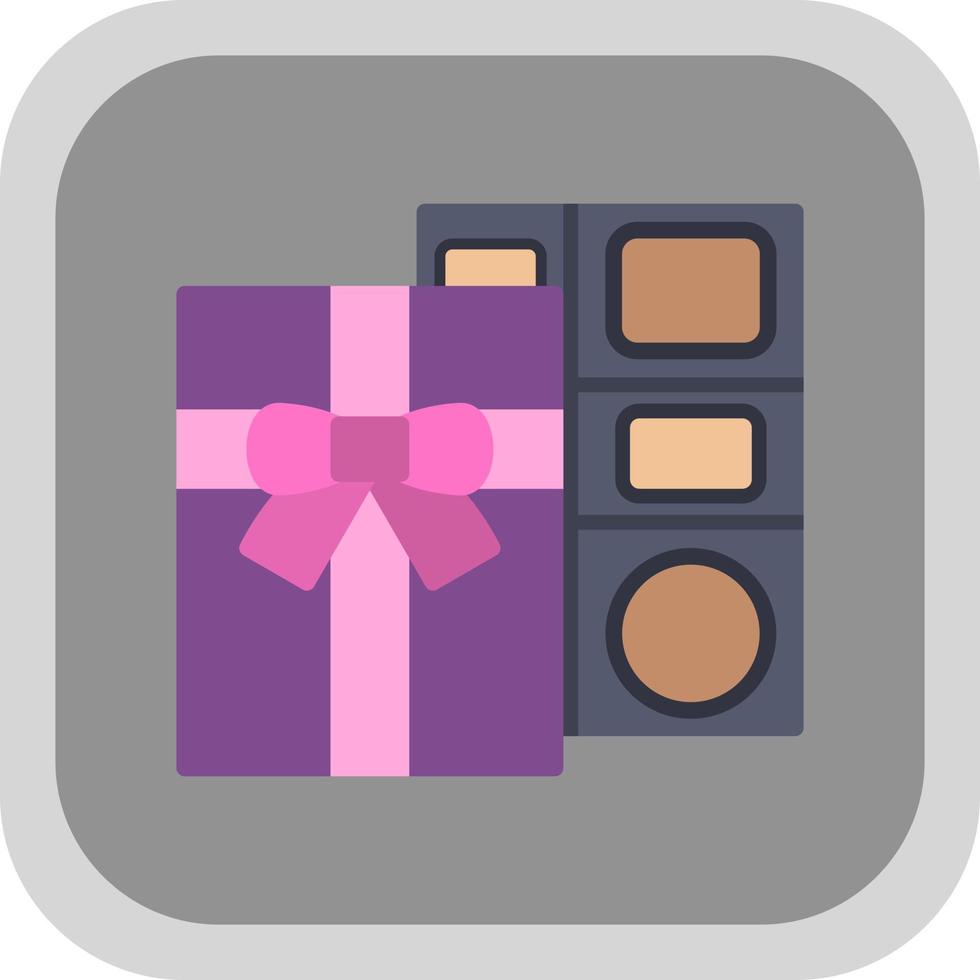 Chocolate Box Vector Icon Design