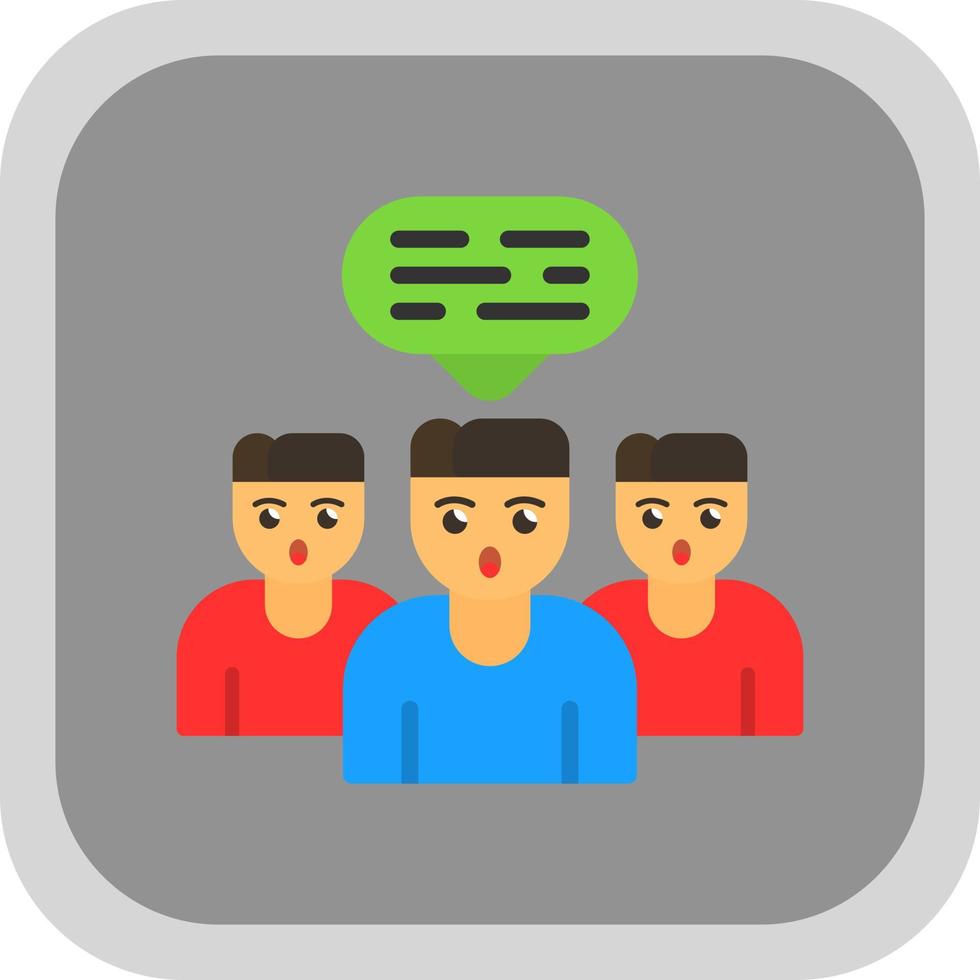 Discussion Vector Icon Design