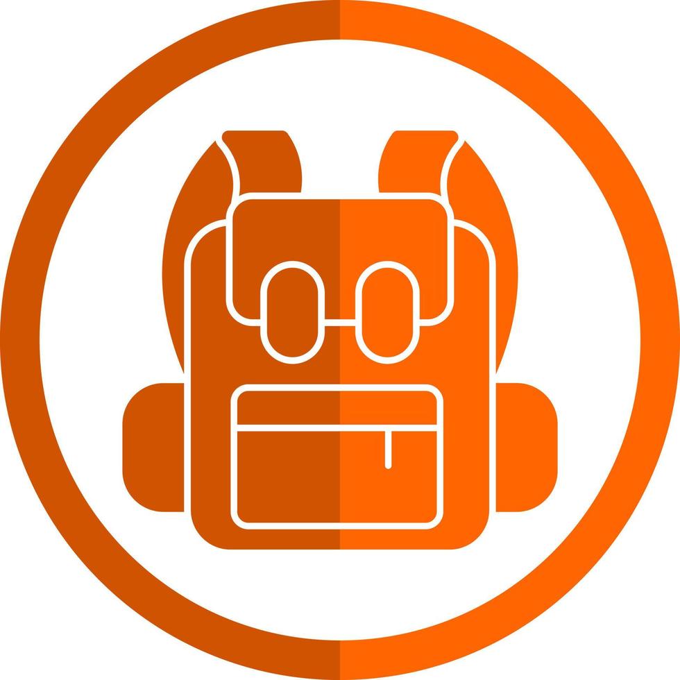 Backpack Vector Icon Design