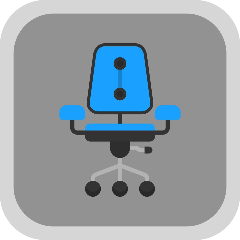 Desk Chair Vector Icon Design