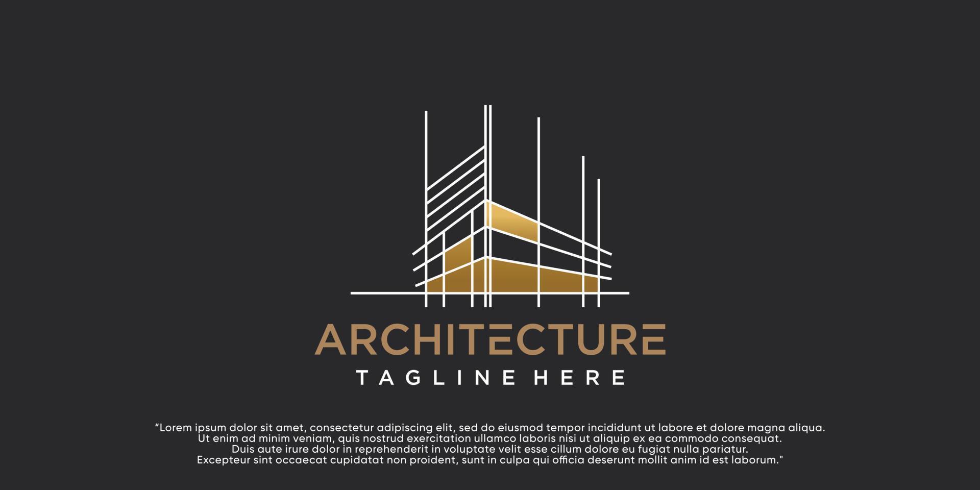 Building architecture logo design inspiration collection of architecture real estate logo Premium Vector