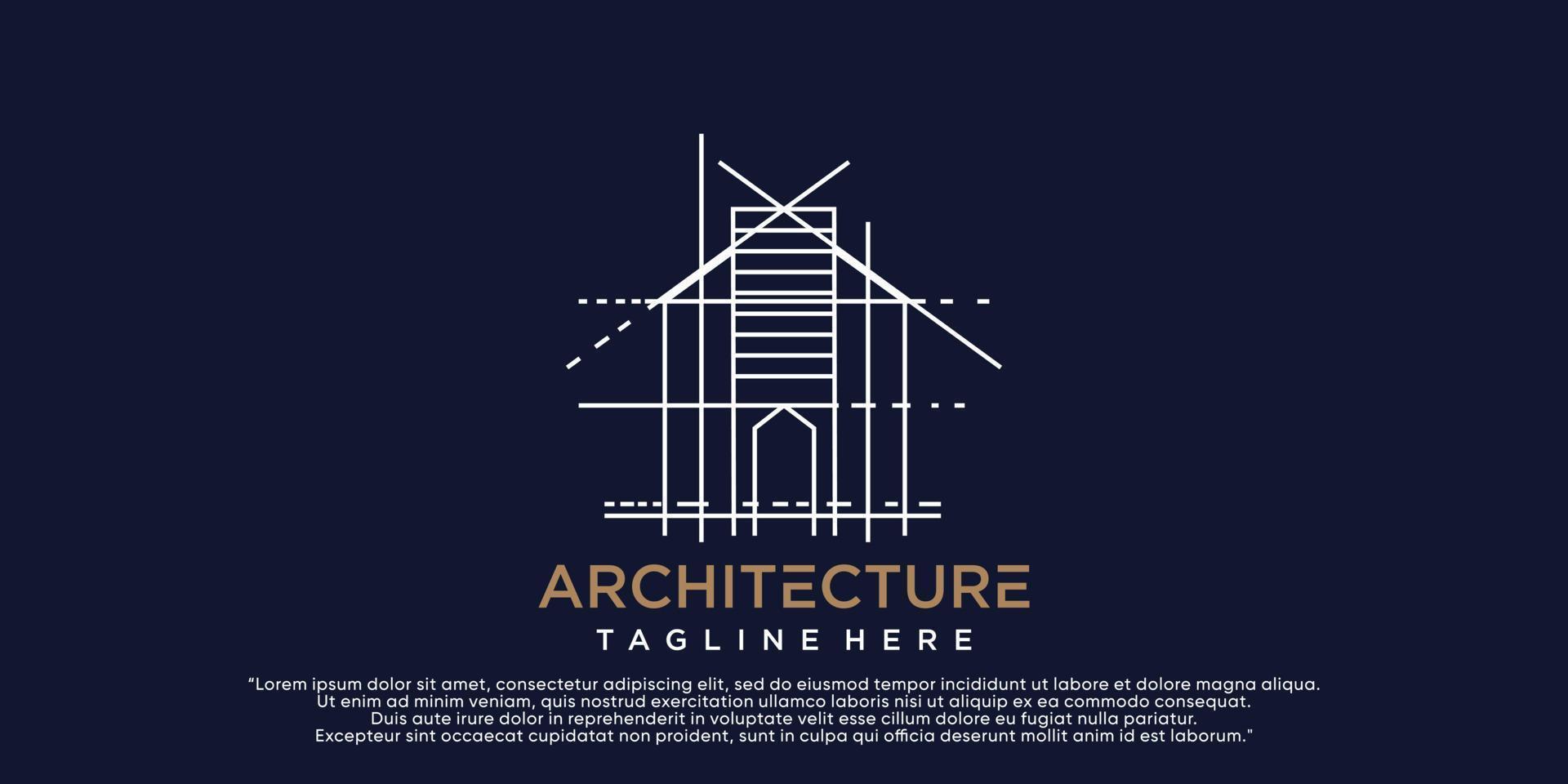 Building architecture logo design inspiration collection of architecture real estate logo Premium Vector