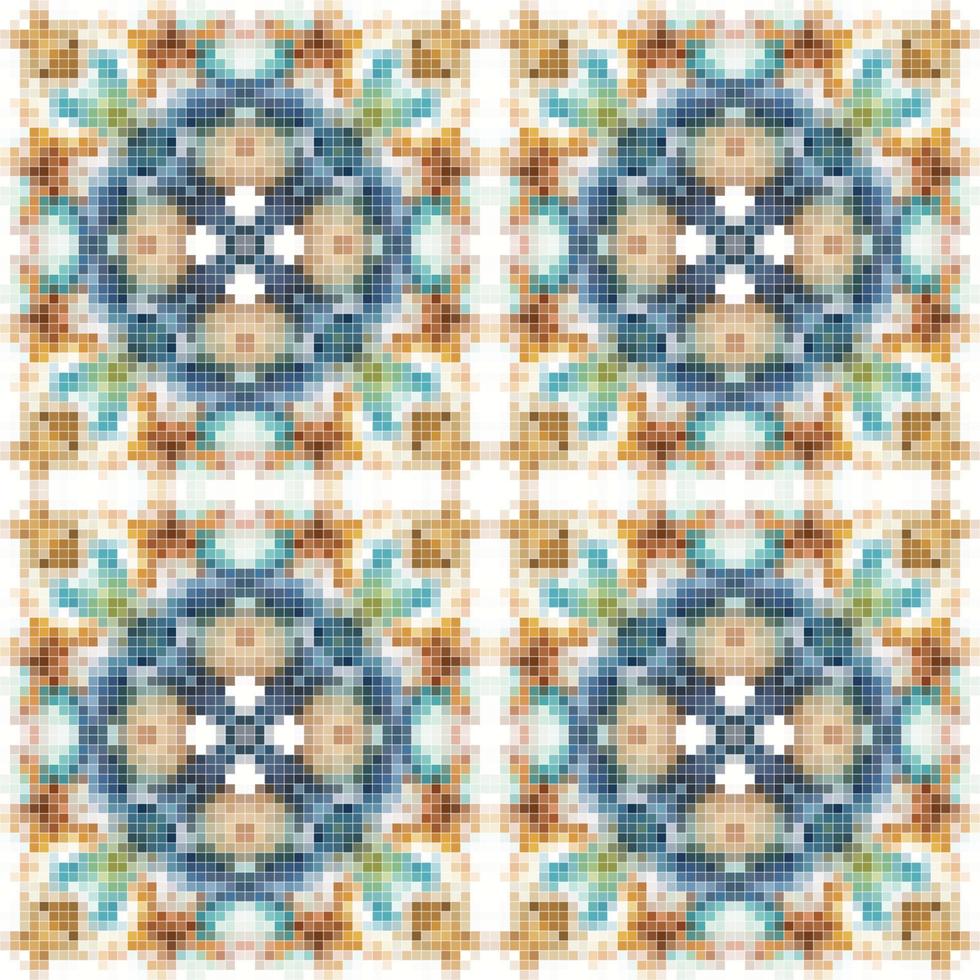 Arabic pattern background, islamic ornament, arabic tile or arabic zellij, traditional mosaic. vector