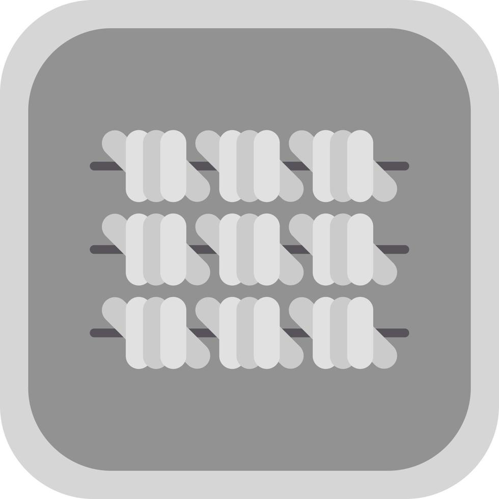 Barbed Wire Vector Icon Design