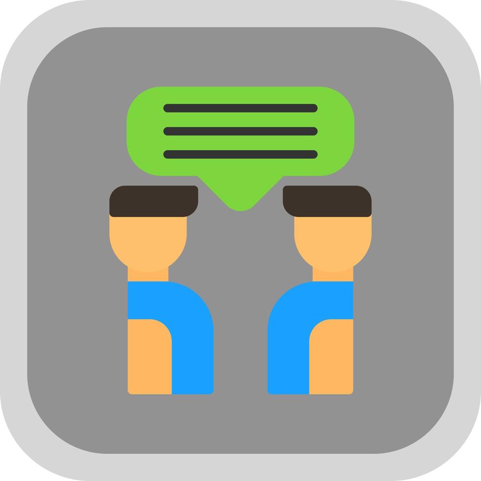 Discussion Vector Icon Design