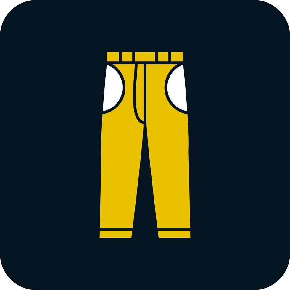 diseño de icono de vector de pantalones