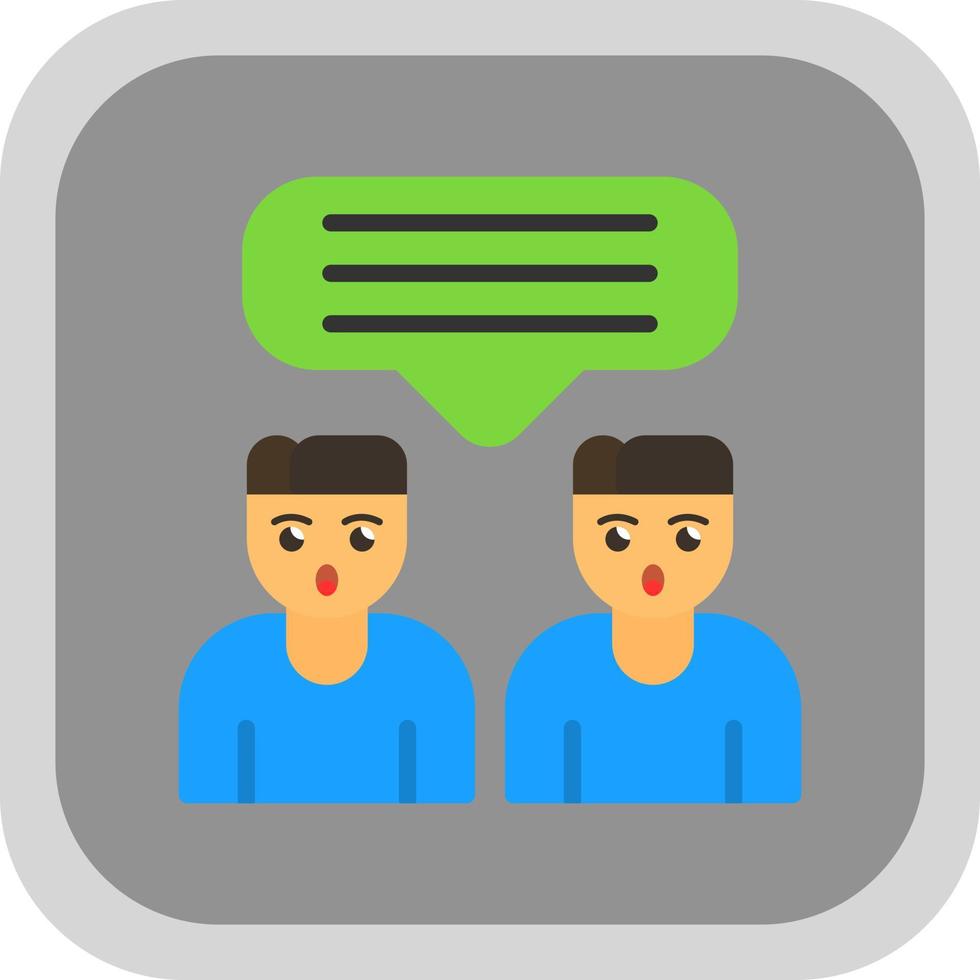 Talk Vector Icon Design