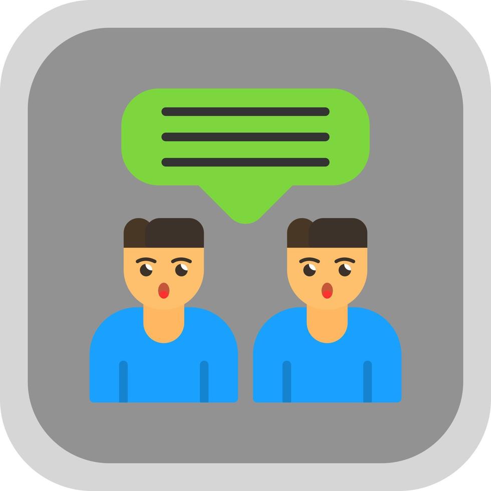 diseño de icono de vector de conversación