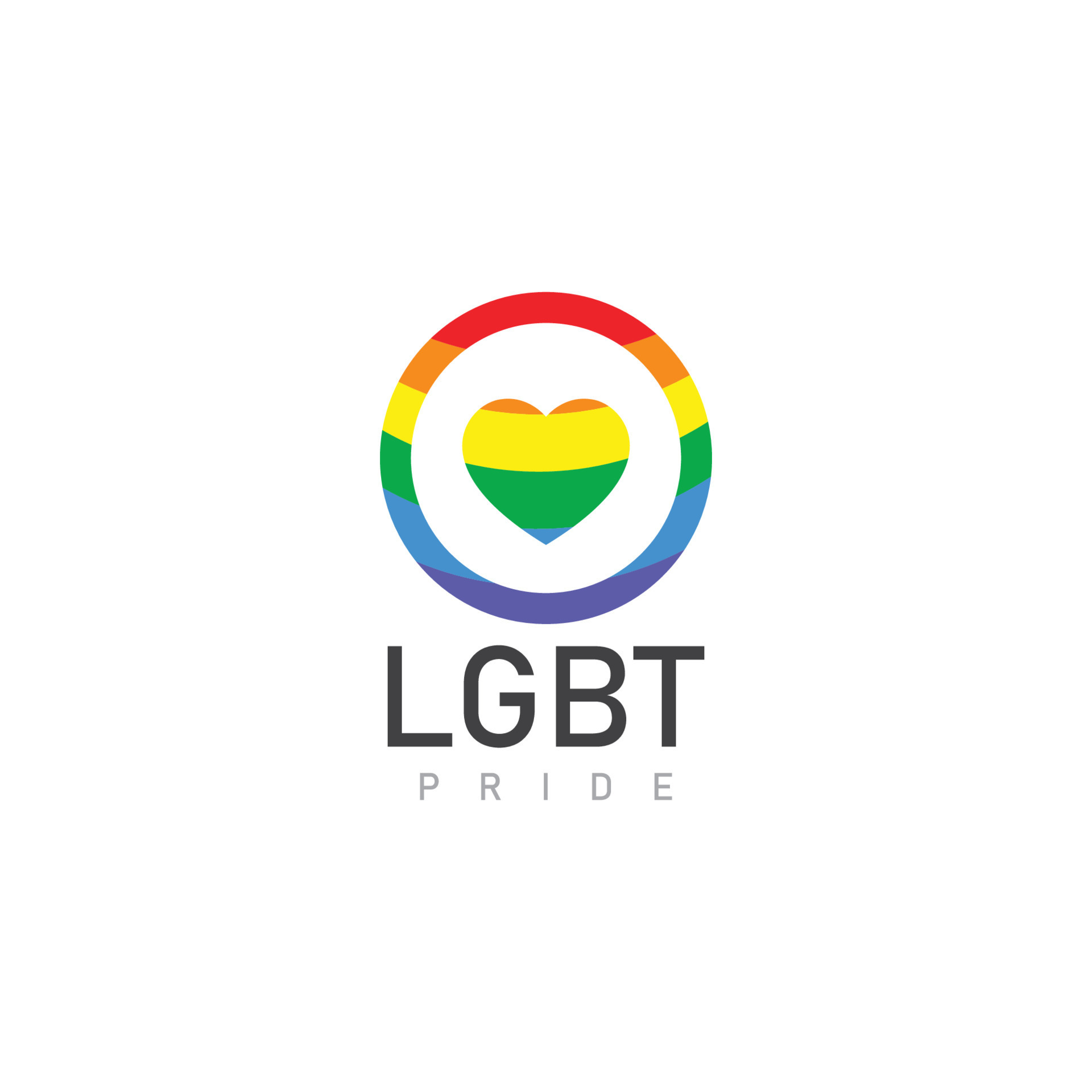 LGBT pride rainbow flag logo icon 20072735 Vector Art at Vecteezy